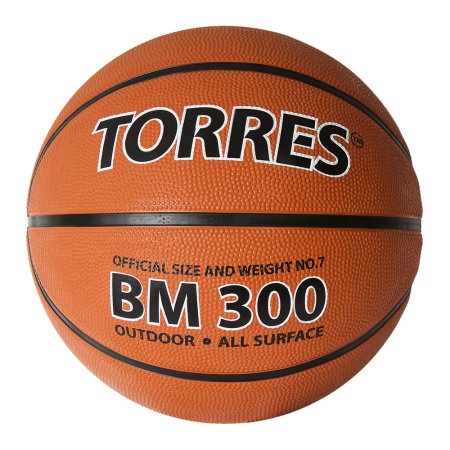 Купить Мяч баскетбольный  "TORRES BM300" р.3  в Аше 