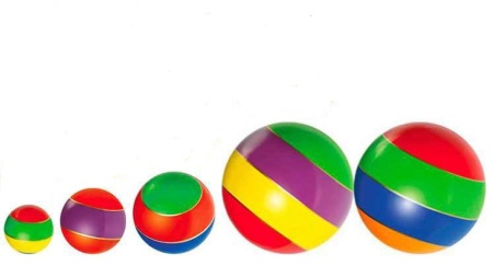 Купить Мячи резиновые (комплект из 5 мячей различного диаметра) в Аше 