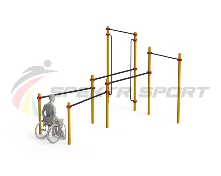 Купить Спортивный комплекс для инвалидов-колясочников WRK-D19_76mm в Аше 
