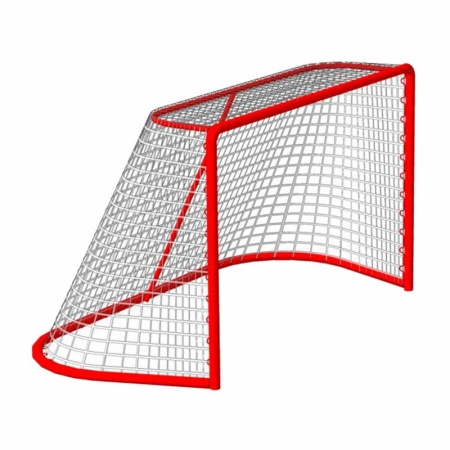 Купить Сетка хоккейная на ворота 1,22мх1,83мх0,5мх1,15м, нить 3,5 мм, узловая в Аше 