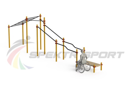 Купить Спортивный комплекс для инвалидов-колясочников WRK-D22_76mm в Аше 