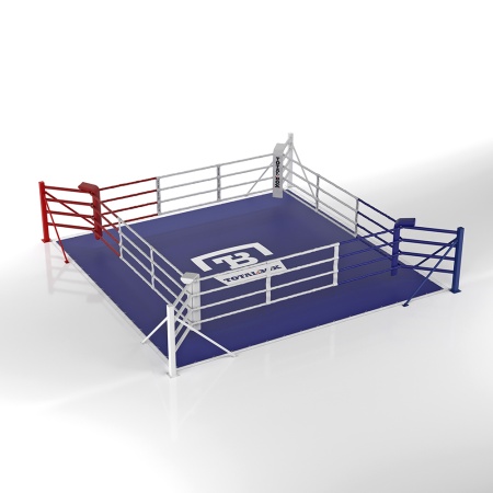 Купить Ринг боксерский напольный Totalbox на упорах 4х4м в Аше 