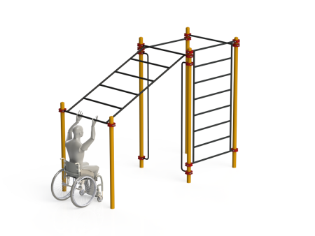 Купить Спортивный комплекс для инвалидов-колясочников WRK-D15_76mm в Аше 