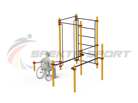 Купить Спортивный комплекс для инвалидов-колясочников WRK-D18_76mm в Аше 