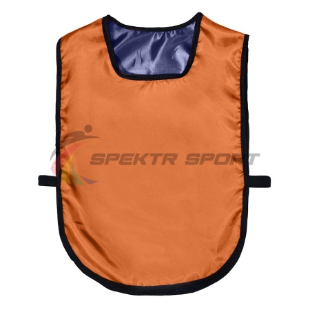 Купить Манишка футбольная двусторонняя универсальная Spektr Sport оранжево-синяя в Аше 