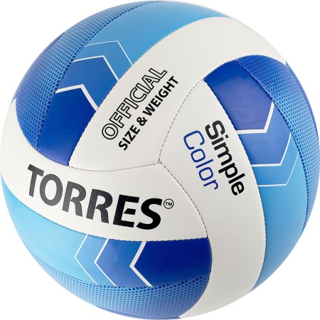 Купить Мяч волейбольный Torres Simple Color любительский р.5 в Аше 